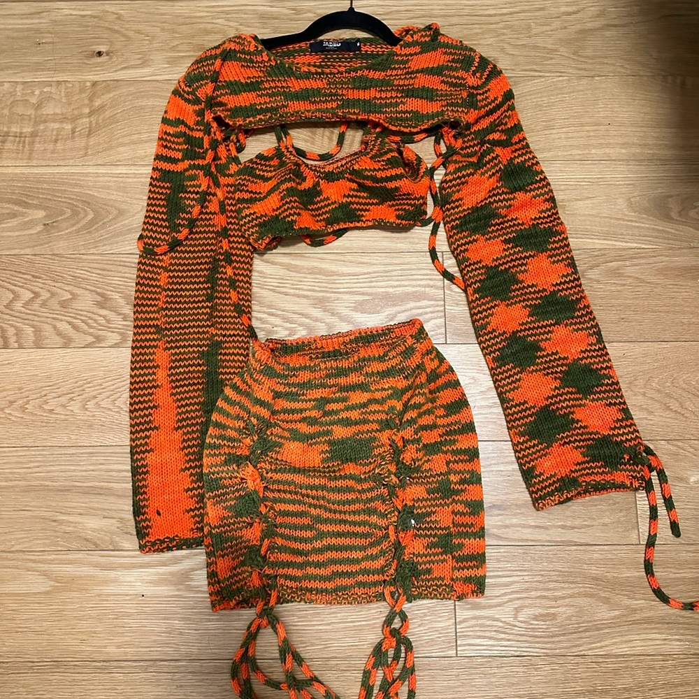 Jaded London Sydney Knit Top & Skirt both M size